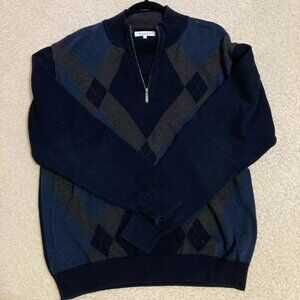 ALEX Cannon Quarter Zip Sweater Men’s XL Vintage 90's